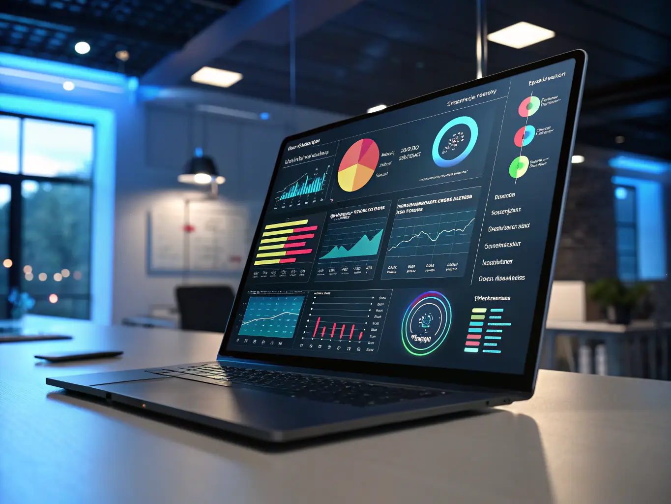 A visually engaging Google Ads campaign dashboard displaying key metrics such as click-through rate, conversion rate, and cost per acquisition, illustrating the effectiveness of the ad strategy.